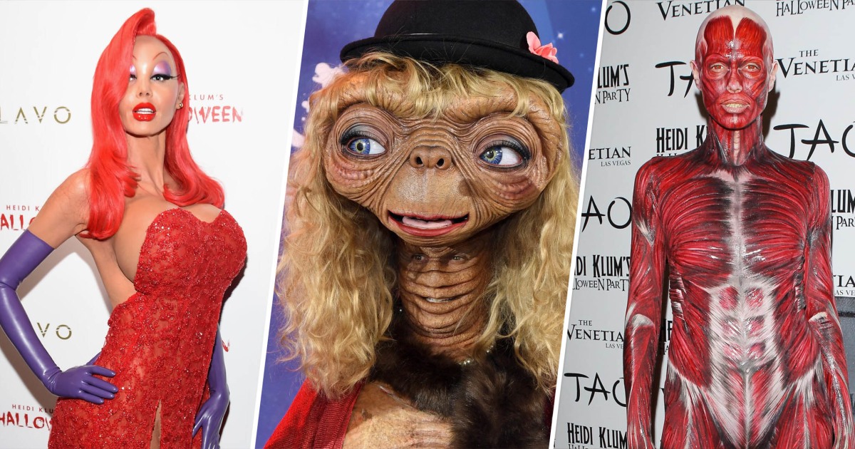 See Heidi Klum's over-the-top Halloween costumes over the last two decades