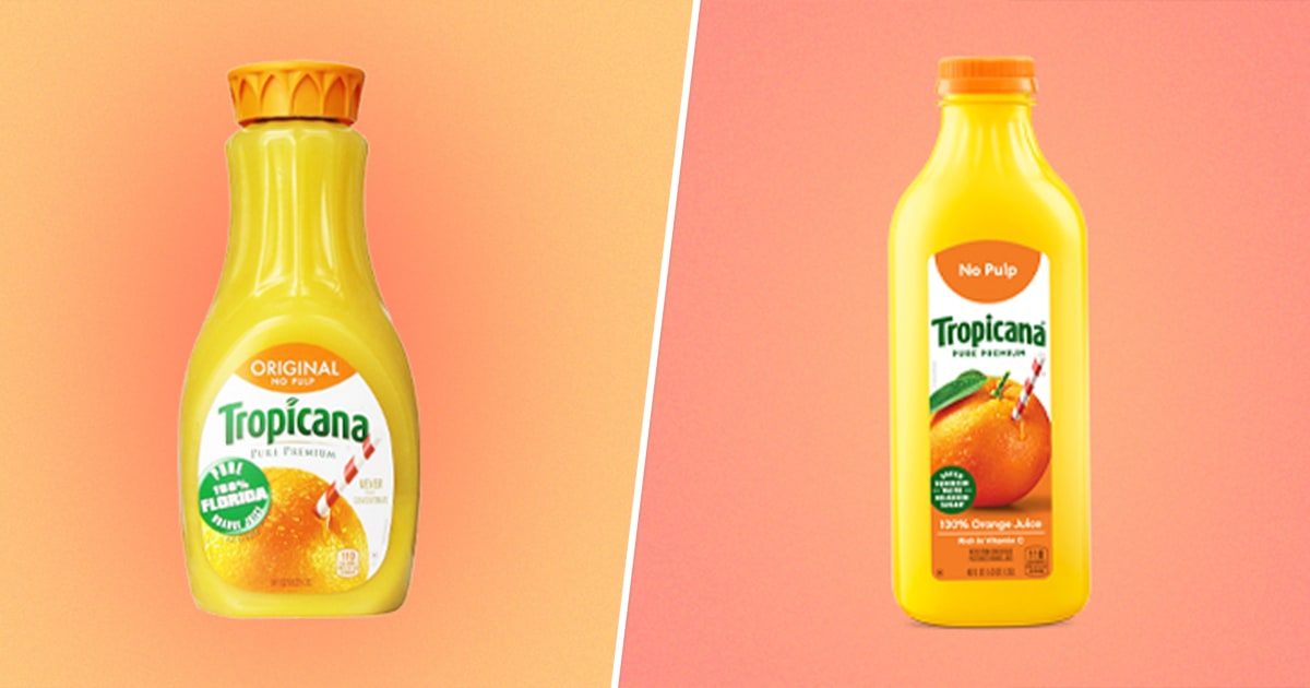 Tropicana Redesigned Its Orange Juice Bottles Customers Revolt