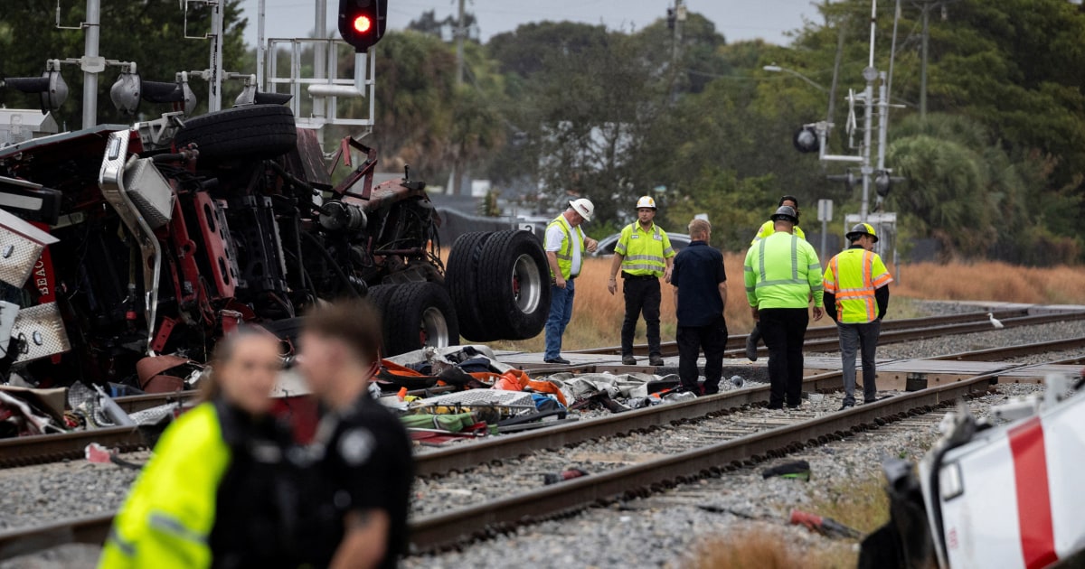 Train Collides With Fire Truck, Injuring At Least 15 In Florida
