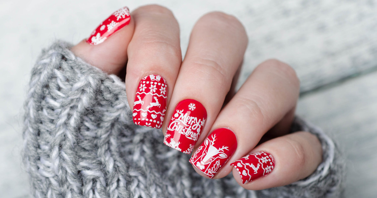 Easy christmas nail designs for kids