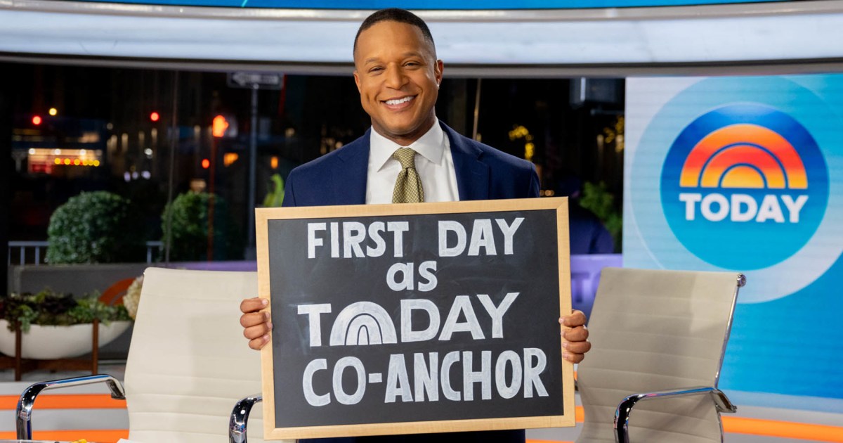 Craig Melvin's First Week as TODAY Co-Anchor in Photos