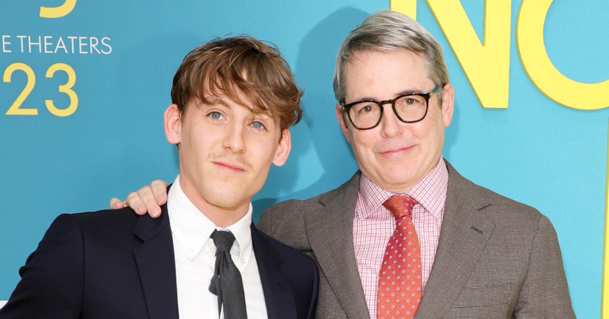 Matthew Broderick And Son James Wilkie Act Together