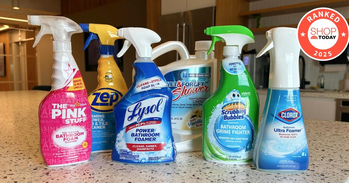 I tested 6 shower cleaners and found the winner: Ranked
