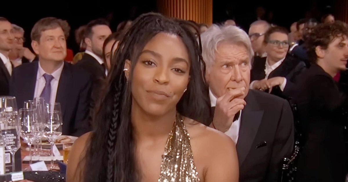 Harrison Ford Interrupts ‘Shrinking’ Co-Star’s Speech By Eating Chip