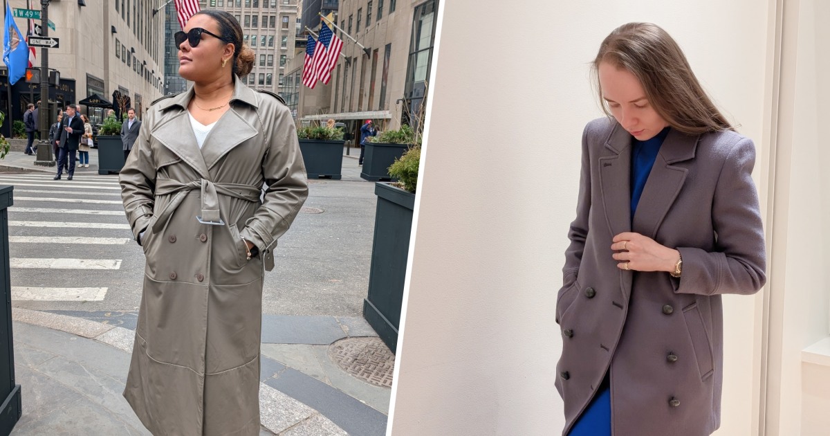 Trench coats vs. peacoats: Experts explain which to choose
