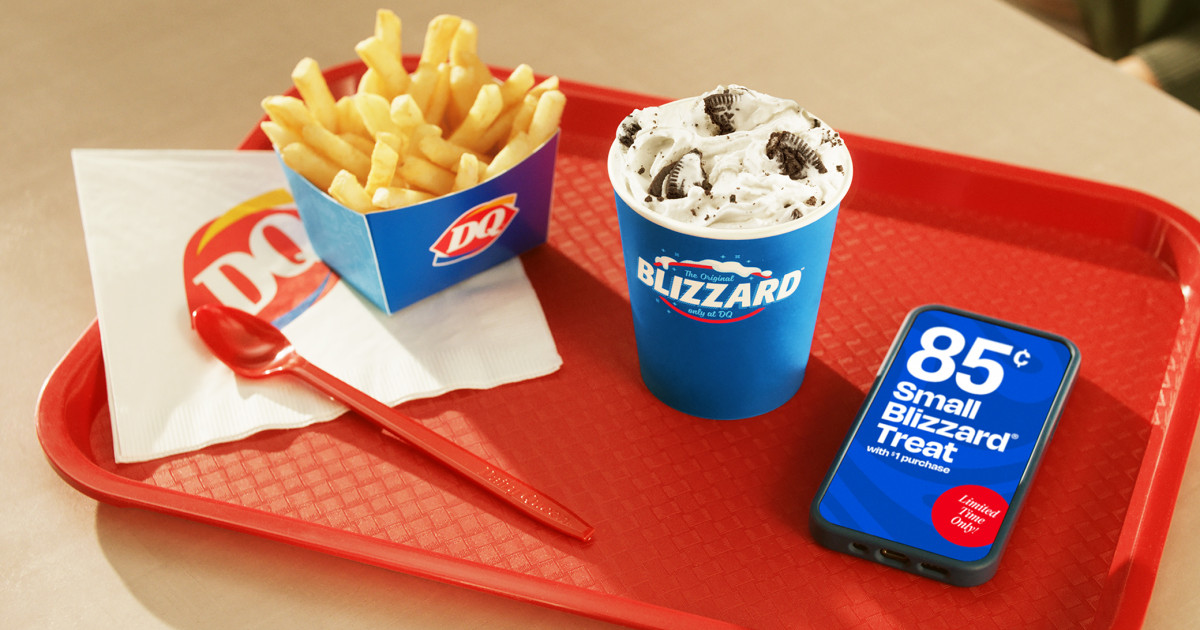 Dairy Queen is selling Blizzards for 85 cents for 2 weeks