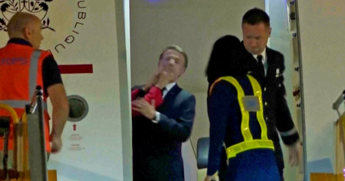 Macron's Office Downplays Video Appearing to Show His Wife Pushing Him in the Face