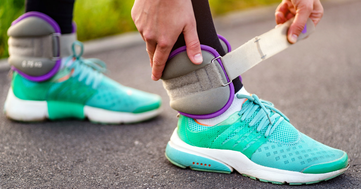 The right way to wear ankle weights to make your walk an even better workout