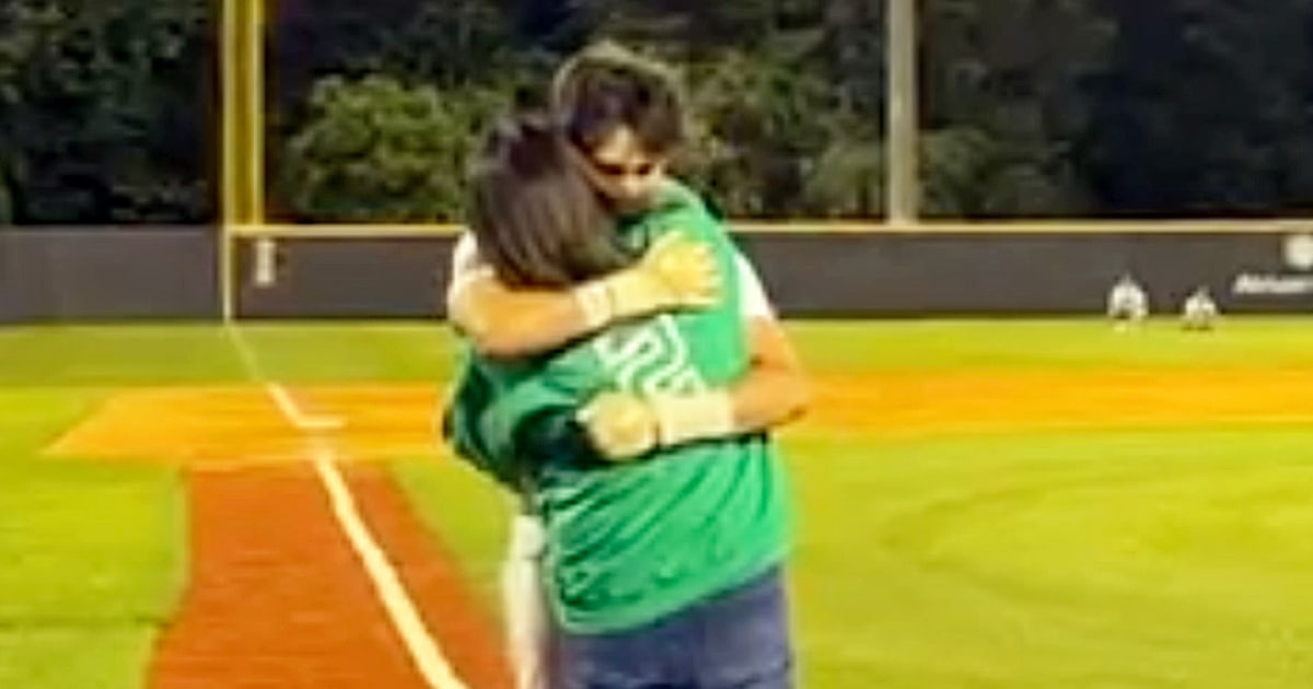 See the high school senior night video that proves there is definitely crying in baseball