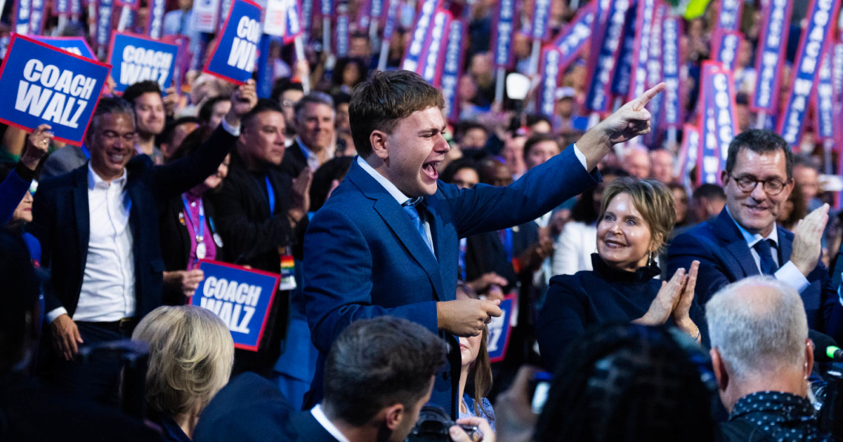Gov. Tim Walz's son gives first interview ever, 9 months after viral DNC moment