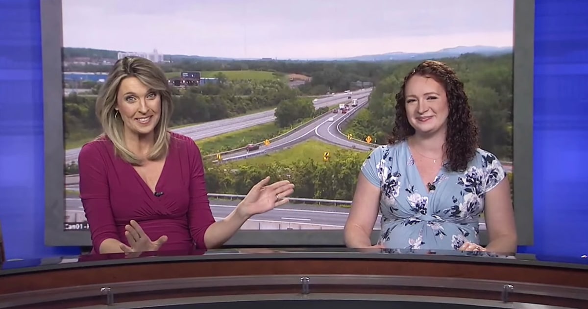 New York anchor's water breaks before she hosts the morning news, and she keeps on going