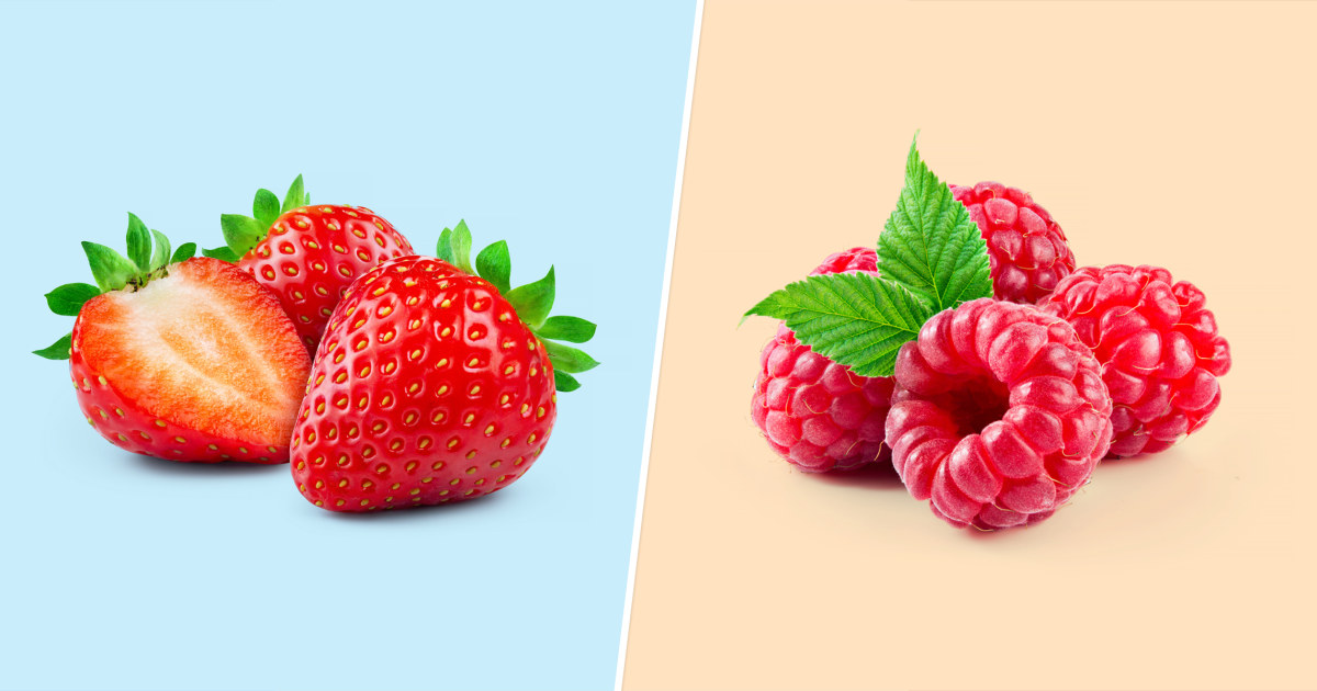 Do strawberries or raspberries have more fiber? There’s a clear winner, dietitians say