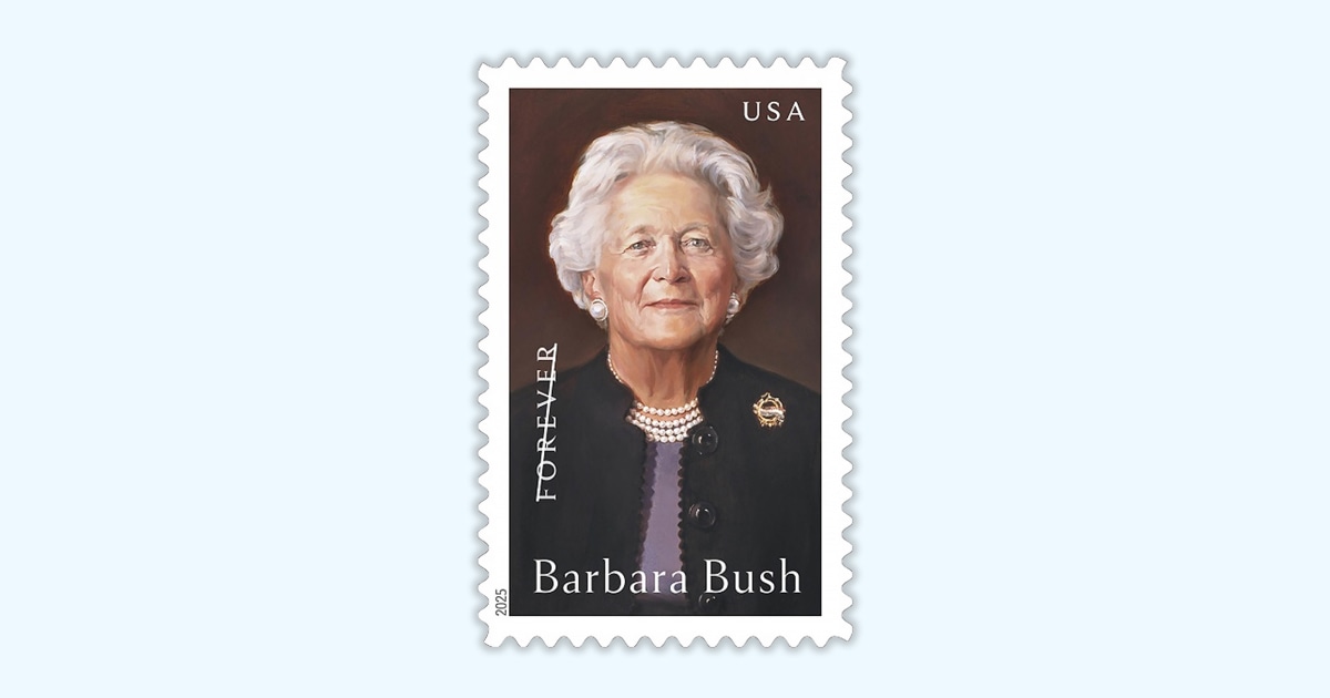 Former First Lady Barbara Bush is Honored with Forever Stamp