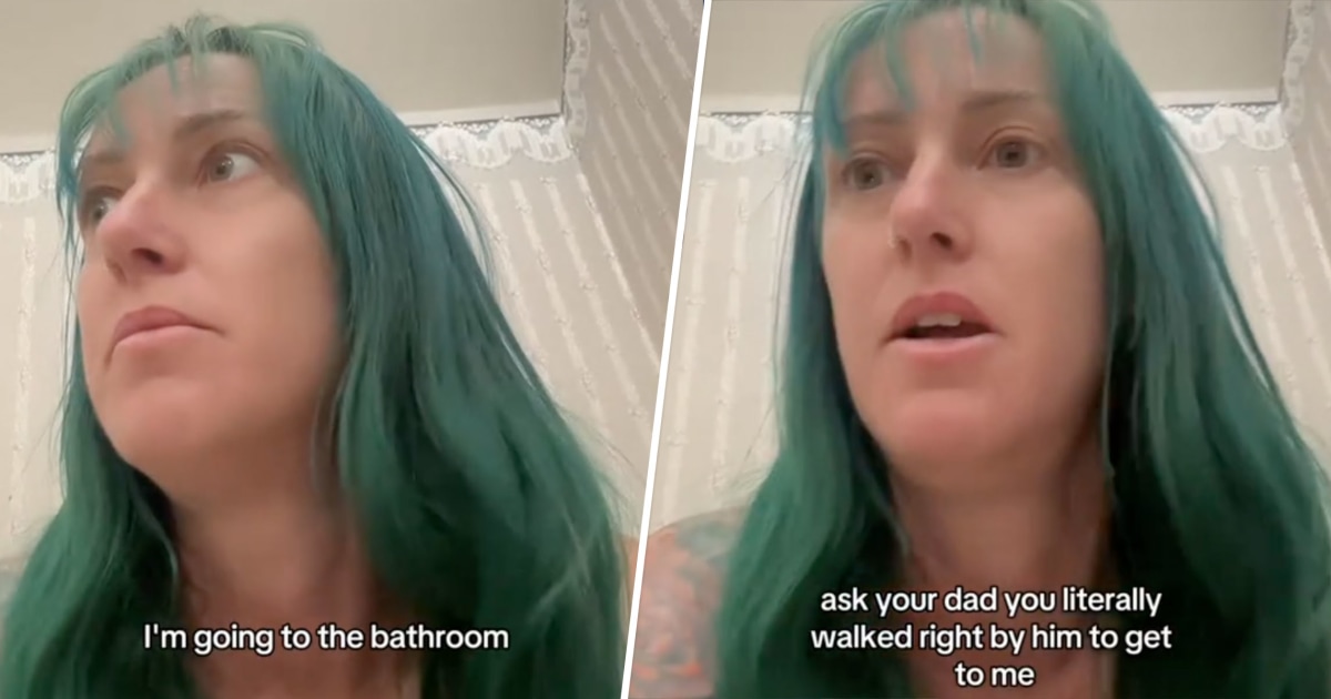 Mom Films Herself on the Toilet to Show What It Feels Like to Be the 'Default Parent'