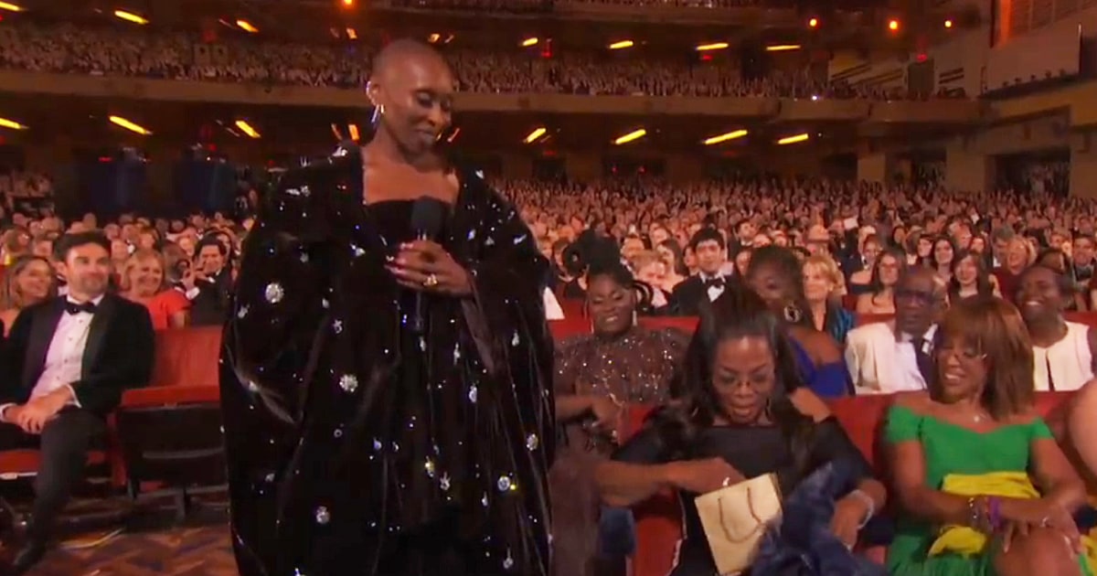 Oprah Winfrey Was Pranked with this Item Under Her Seat at the Tonys. See Her Reaction