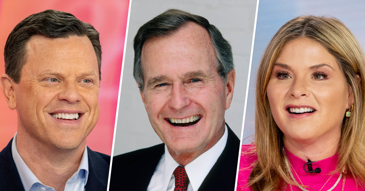 Willie Geist Tells Jenna the 'Life Lessons' He Learned When Her Granddad, George H. W. Bush, Was President