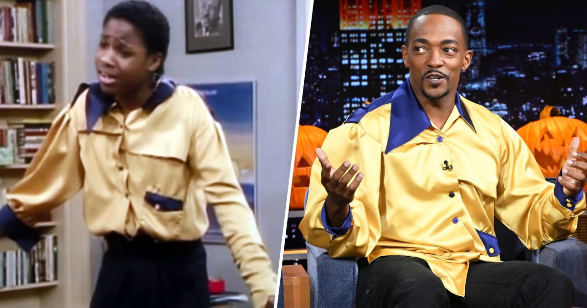 Anthony Mackie Recalls Malcolm-Jamal Warner's Response After He Re-Created Theo Huxtable's Famous Shirt
