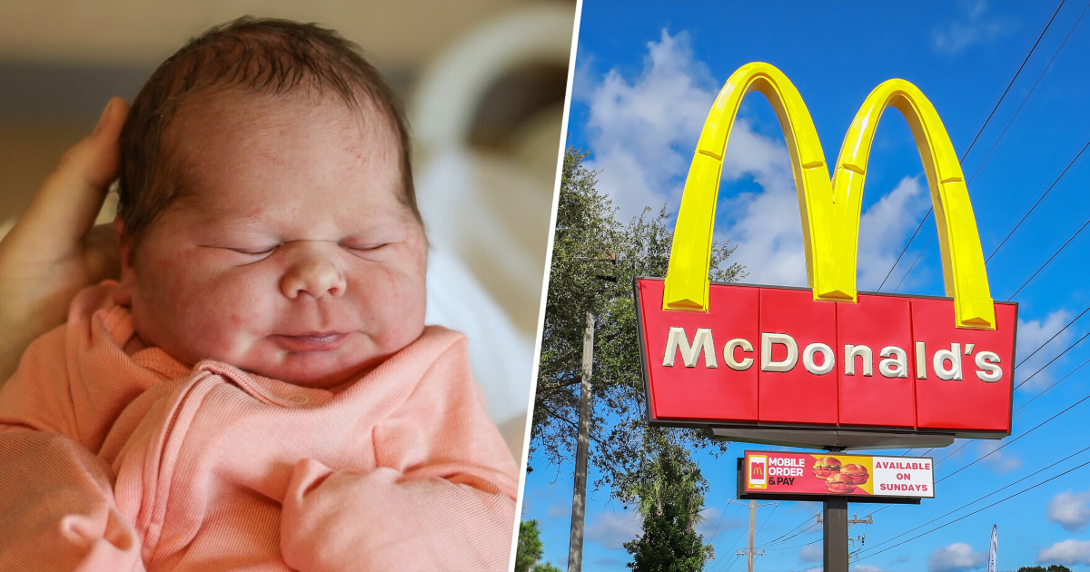 After a Dramatic Birth in a McDonald's Parking Lot, Baby Earns a Fitting Nickname