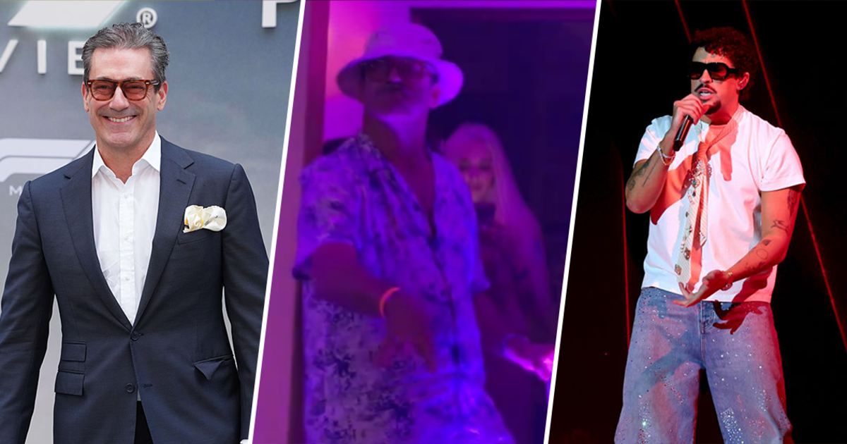 Watch Jon Hamm Have the Time of His Life at Bad Bunny Concert in Puerto Rico