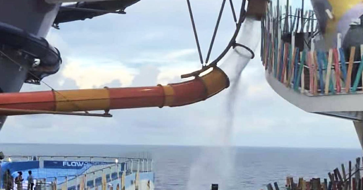 Royal Caribbean Passenger Describes Moment Waterslide Broke: EXCLUSIVE