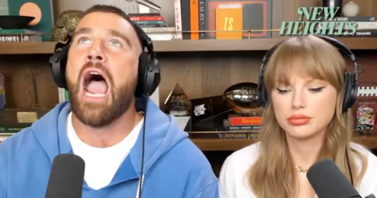 Taylor Swiftを見ることができないポッドキャストクリップでケルセブラザーズとボーカルウォームアップ