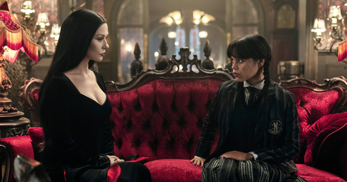 Catherine Zeta-Jones on the 1 Way She's a Mom Like Morticia Addams: EXCLUSIVE