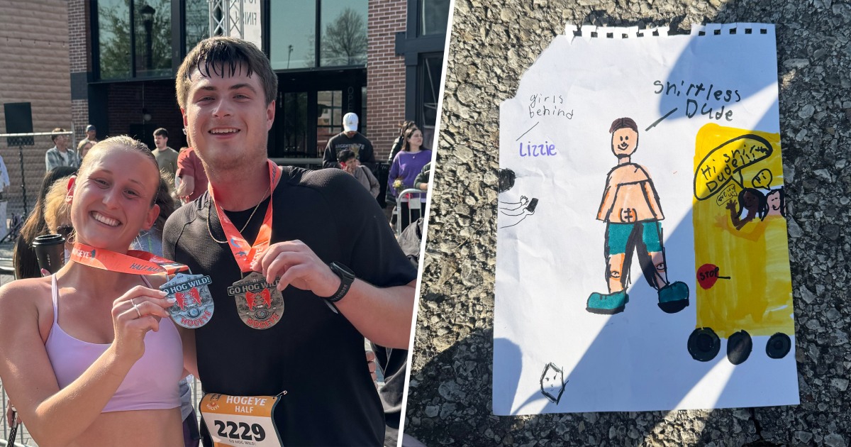 22-Year-Old Jogger Goes Viral, Dubbed 'Shirtless Dude' By Bus Full of Screaming Children