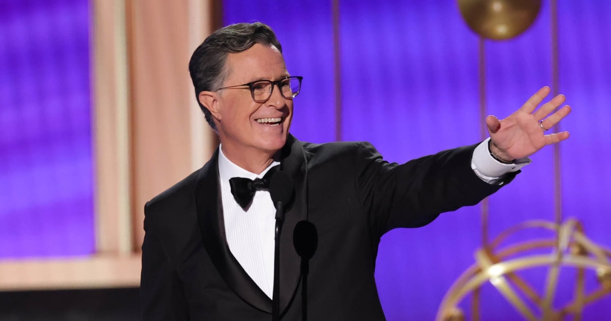 Stephen Colbert Gets a Standing Ovation at the Emmys, Crowd Chants ‘Stephen’