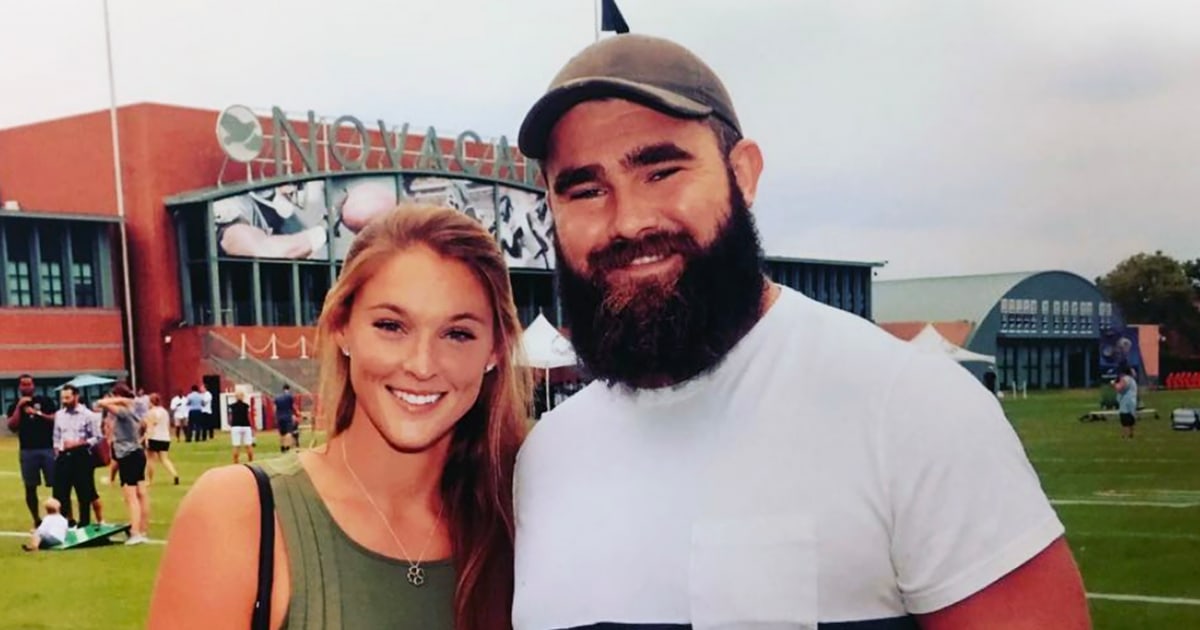 Kylie Kelce Reveals What She Saw the First Time She Walked Into Jason's Bachelor Pad