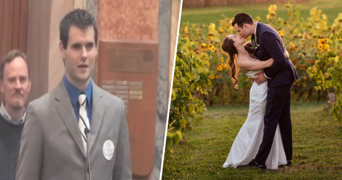 He Went Viral For a Speech Defending His Two Moms. She Fell in Love from Afar