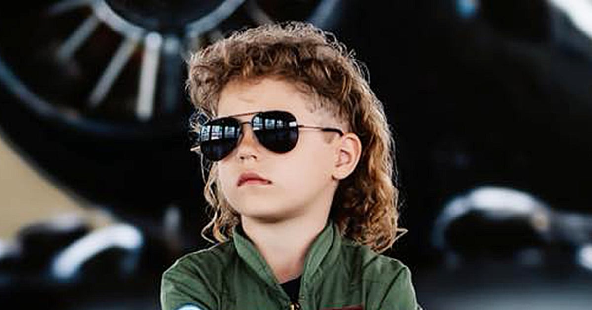 All Hail This 8-Year-Old With the Greatest Mullet We've Ever Seen