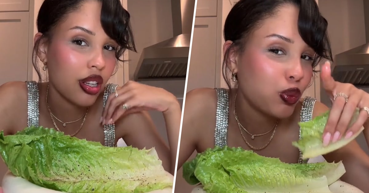 I Tried Nara Smith’s ’Deconstructed Salad’ Late-Night Snack
