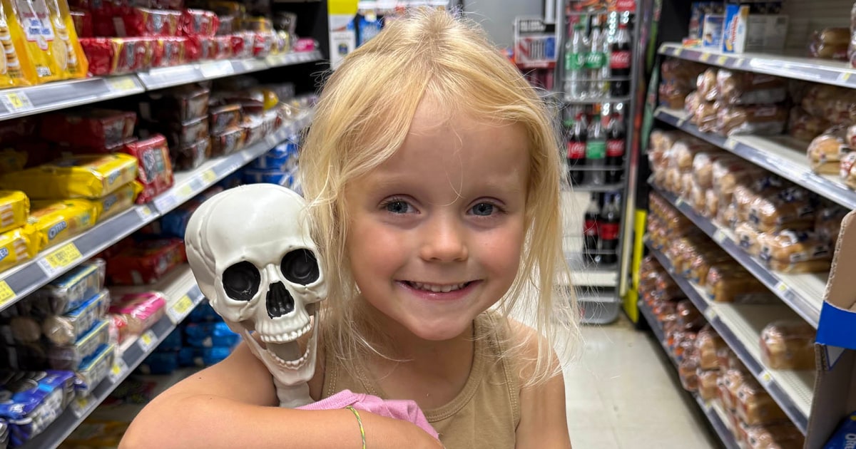 Meet the Adorable 3-Year-Old Who Has an Emotional Support Skeleton