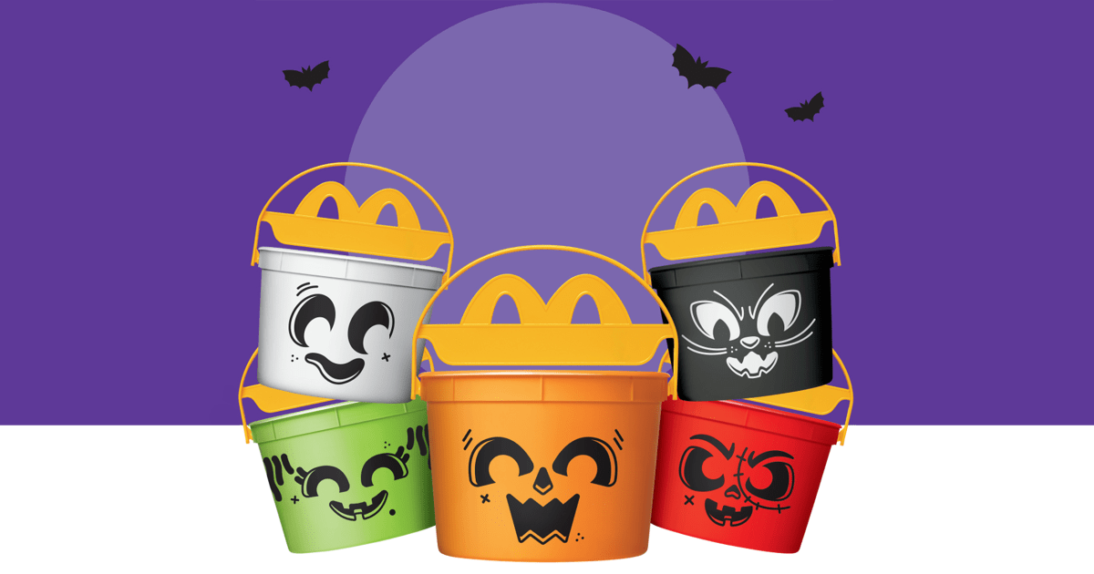 McDonald's Boo Buckets Are Returning With 2 New Faces