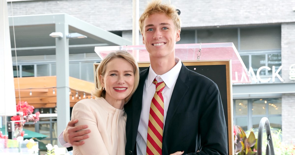 Naomi Watts' 'Charismatic' Son Sasha Supports Her at Walk of Fame Ceremony