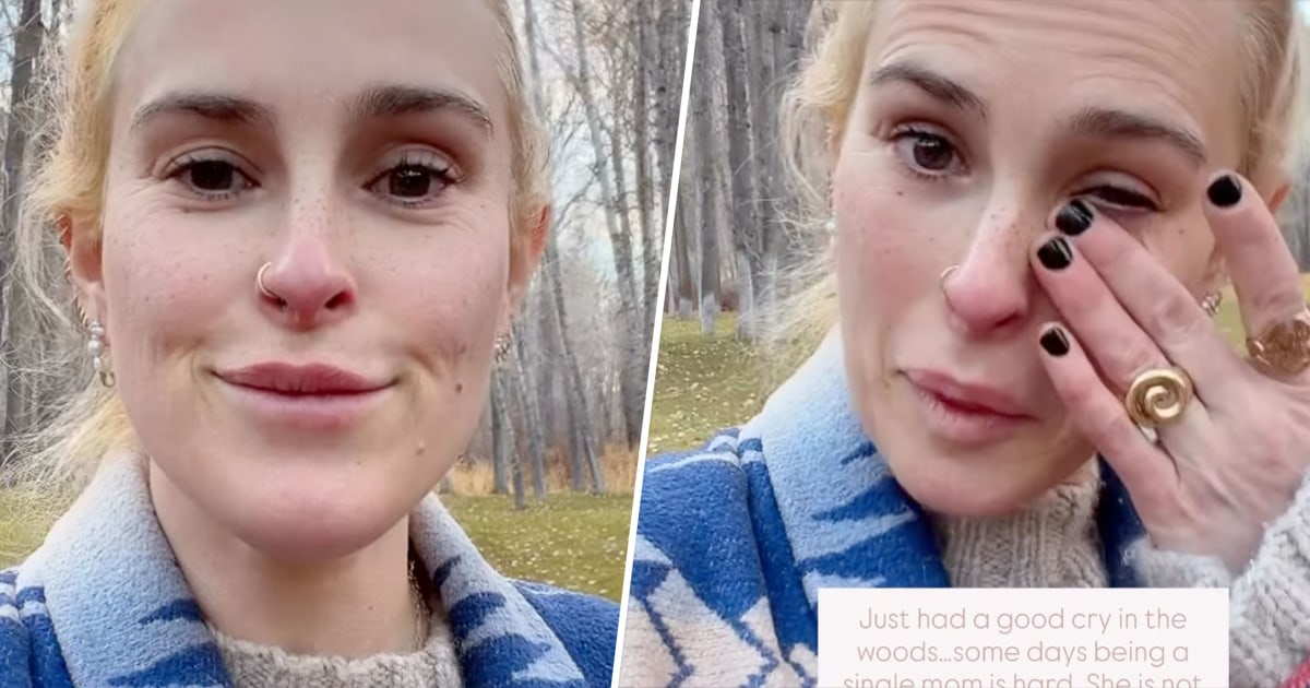 Rumer Willis Cries in the Woods Over 'Doing Everything Alone' as a Single Mom
