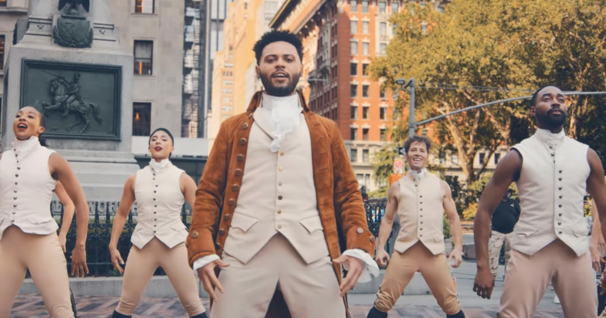 Watch the ‘Hamilton’ Cast Take to the New York City Streets To Perform ‘My Shot’