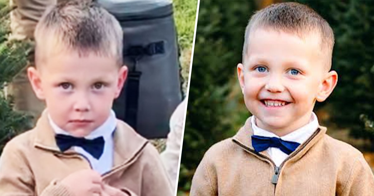 There's a Trick to Getting Smiling Kids in Family Photos ... And It's at the Grocery Store