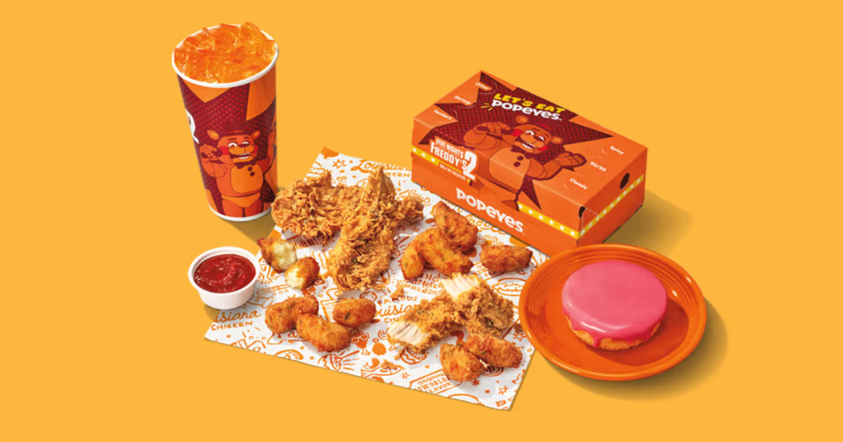 Popeyes’ New Menu Celebrates ‘Five Nights at Freddy’s 2’ Film