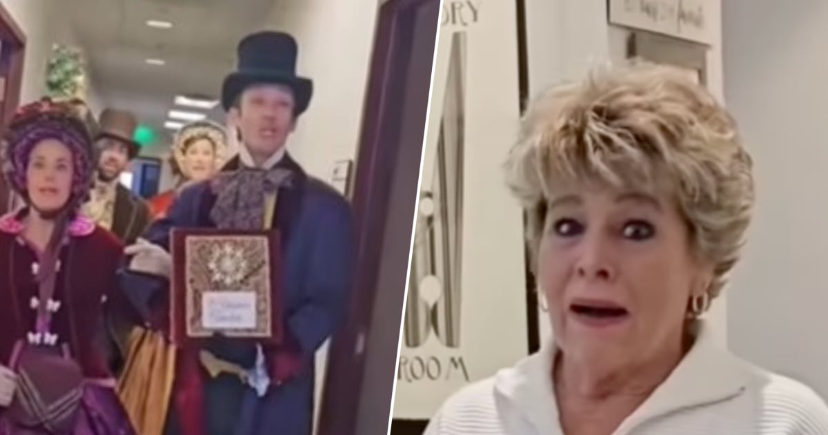 A Son Hired Victorian Carolers to Sing to His Mom ... All. Day. Long