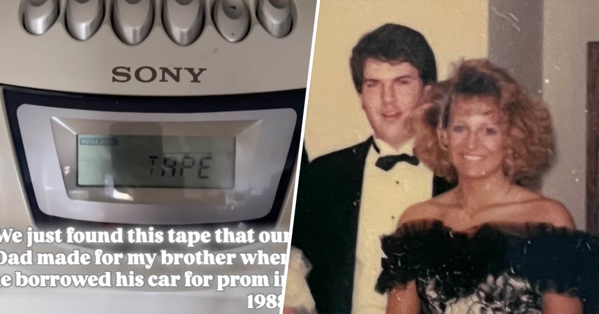 A Cassette Tape a Dad Recorded for His Son's 1988 Prom Is Bringing Joy to the Internet