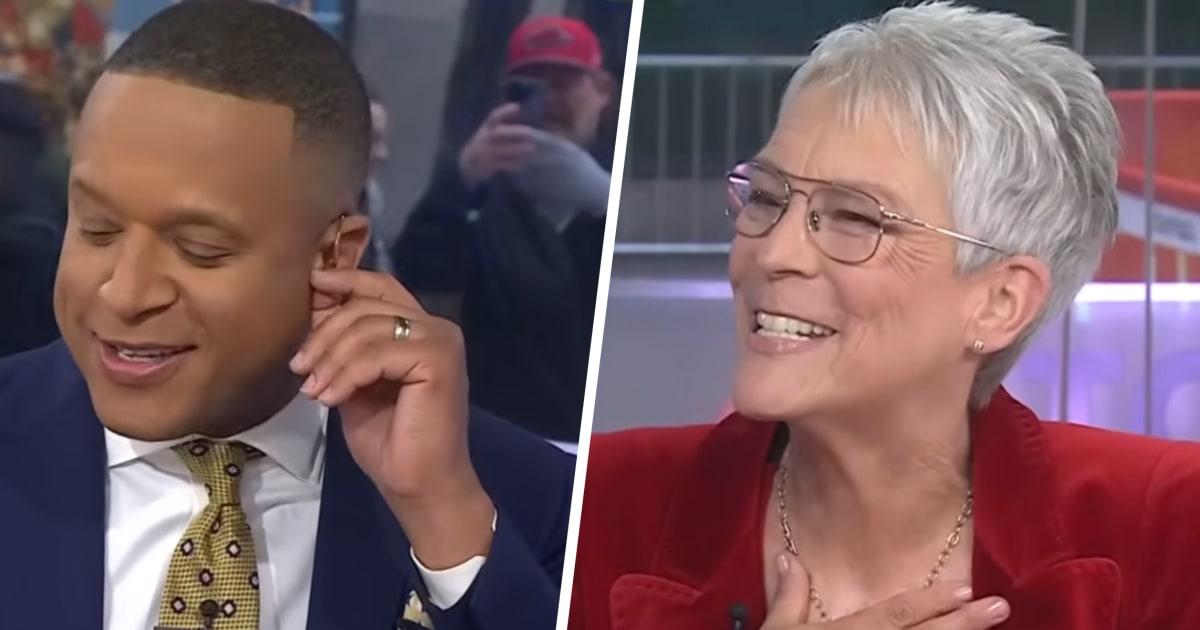 Jamie Lee Curtis Melts When Craig Melvin Tells the Touching Story About His Earring: 'That's Beautiful!'