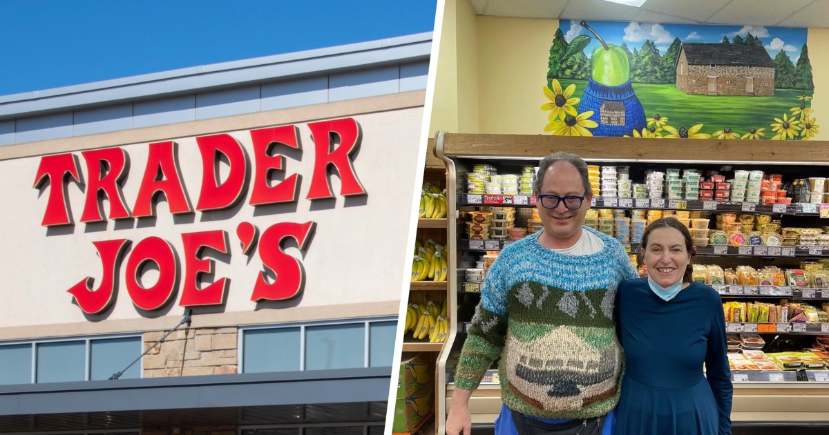 Maryland Trader Joe’s Dedicates Mural to Longtime Customer Who Knits Viral Sweaters