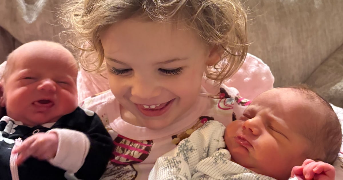Would You Let Your Toddler Pick Names for Twin Siblings? These Parents Did