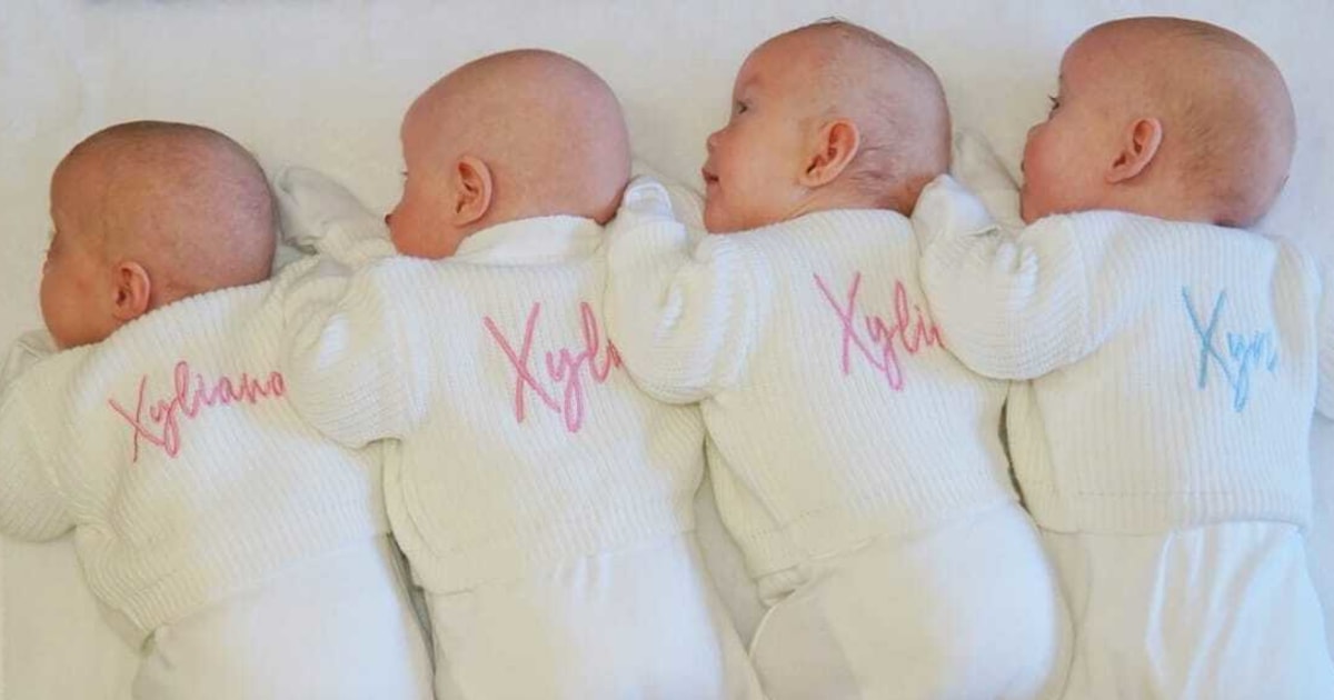 Couple Starts the New Year With Quads ... And Their Names All Begin With 'X'