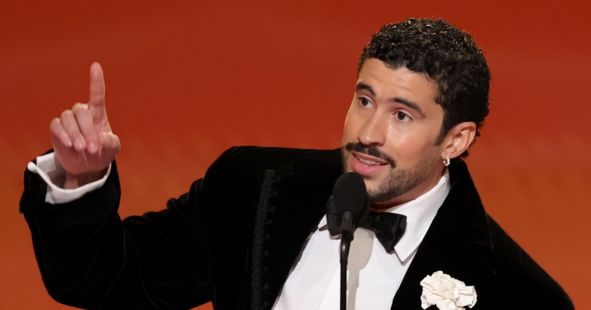 Bad Bunny Makes Bold Statement at Grammys in Acceptance Speech: 'We Are Not Animals'