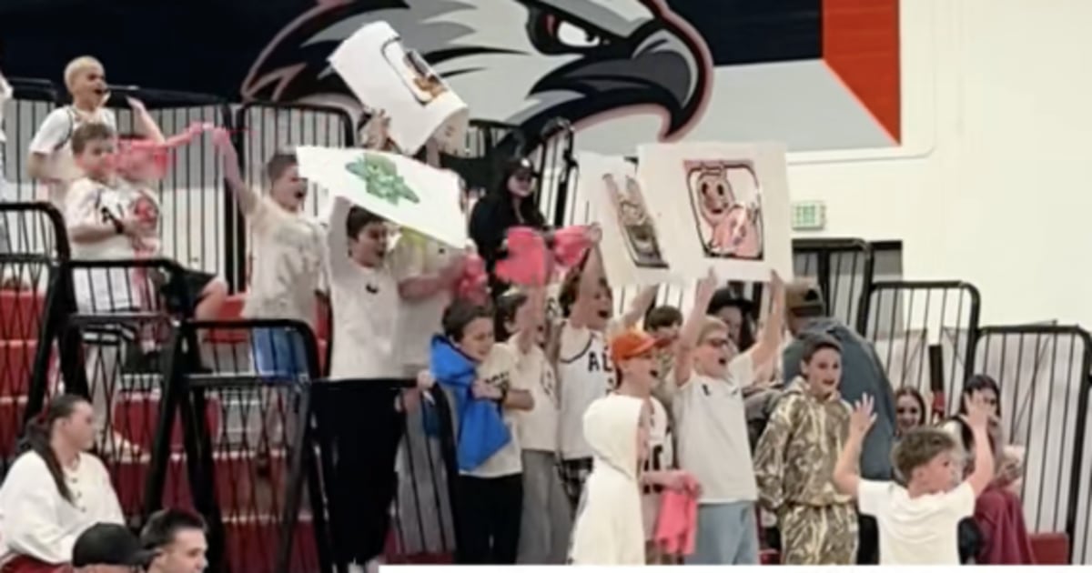 High School Basketball Team Shows up for Its 4th Grade Hype Squad in Viral Video