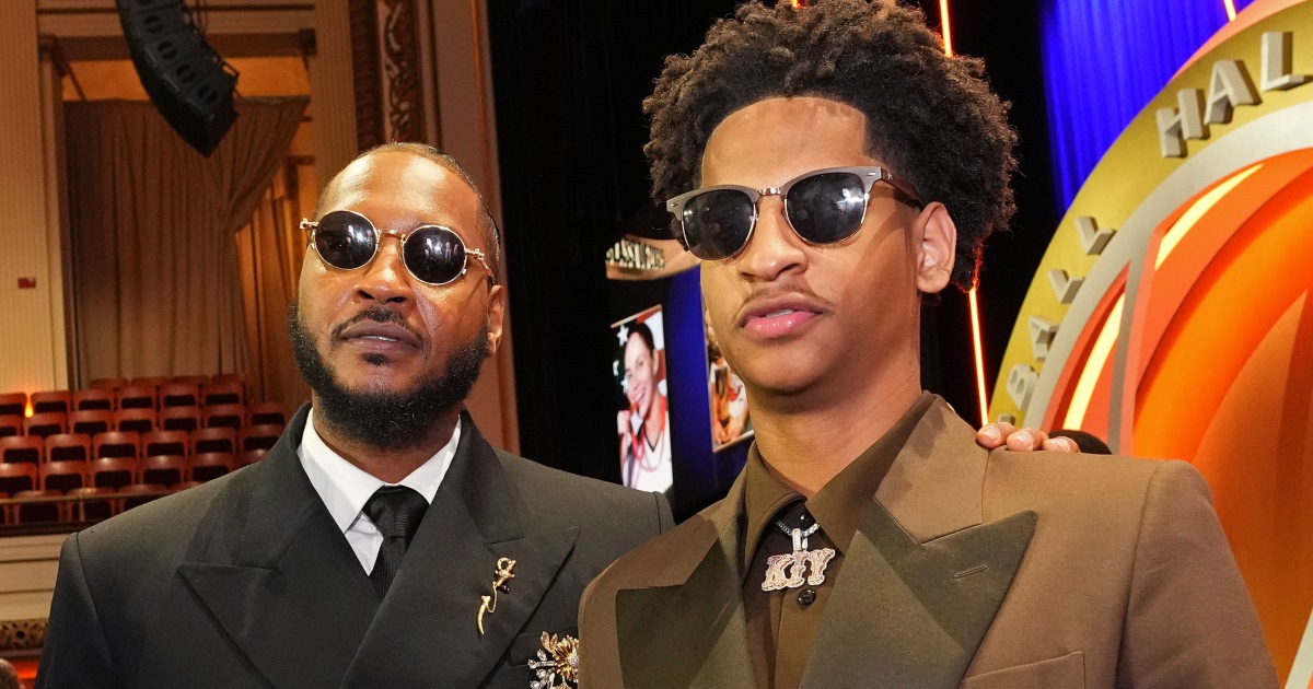 Carmelo Anthony Shares The 1 Message He Had for Son Kiyan During College Recruitment Process