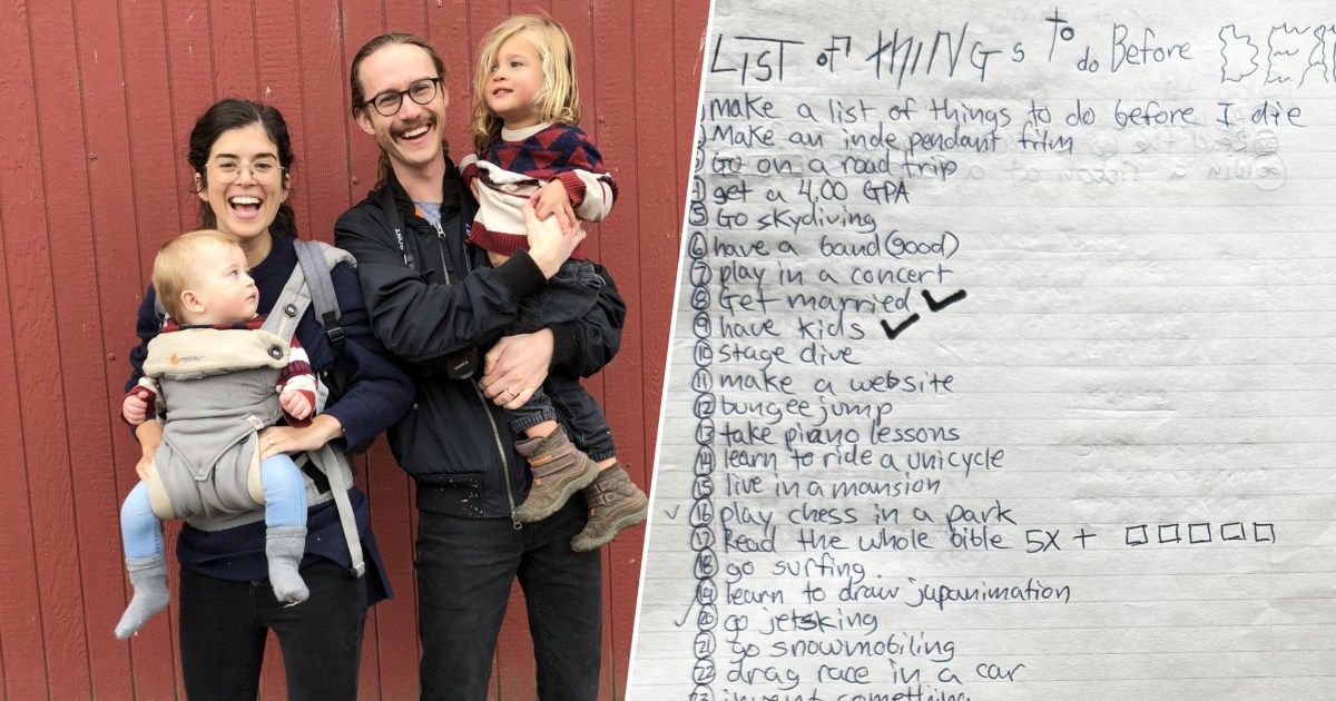She Found a List In Her Late Husband's Journal. How It Helped Their Family Move Forward