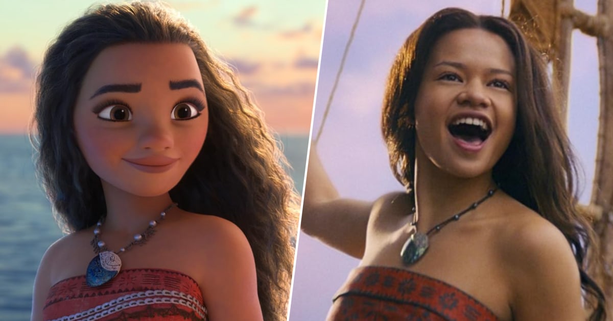 See the 'Moana' Live-Action Actors Side-by-Side with the Animated Stars
